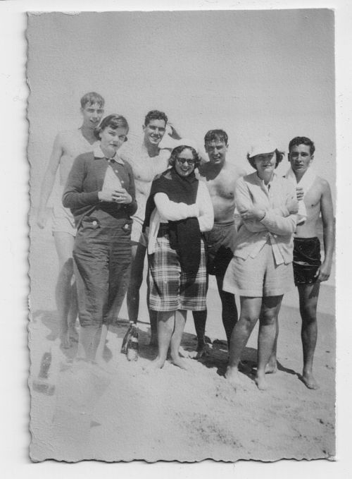 Lee Austin Joan Nickerson  Kerry Lyne  Patty Hurley  Edouard Emmet to the right of his sister & brother